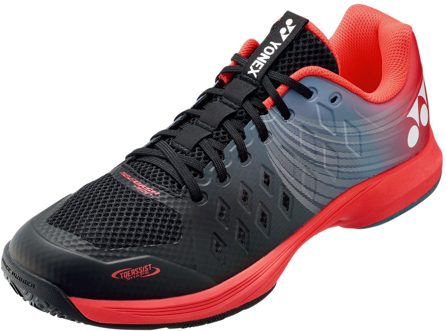 YONEX CASCADE ACCEL バドミントンシューズ レッド/ブラック POWER CUSHION CASCADE ACCEL｜Alpen Online