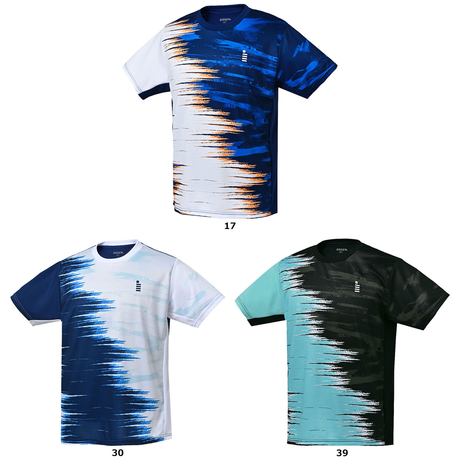 【20日はポイント全10倍】 ゴーセン GOSEN テニス ゲームシャツ ユニセックス トップス 半袖Tシャツ 吸汗速乾 消臭機能 日本ソフトテニス連盟審査合格品 日本バドミントン協会審査合格品 着替え 部活 クラブ活動 T2510
