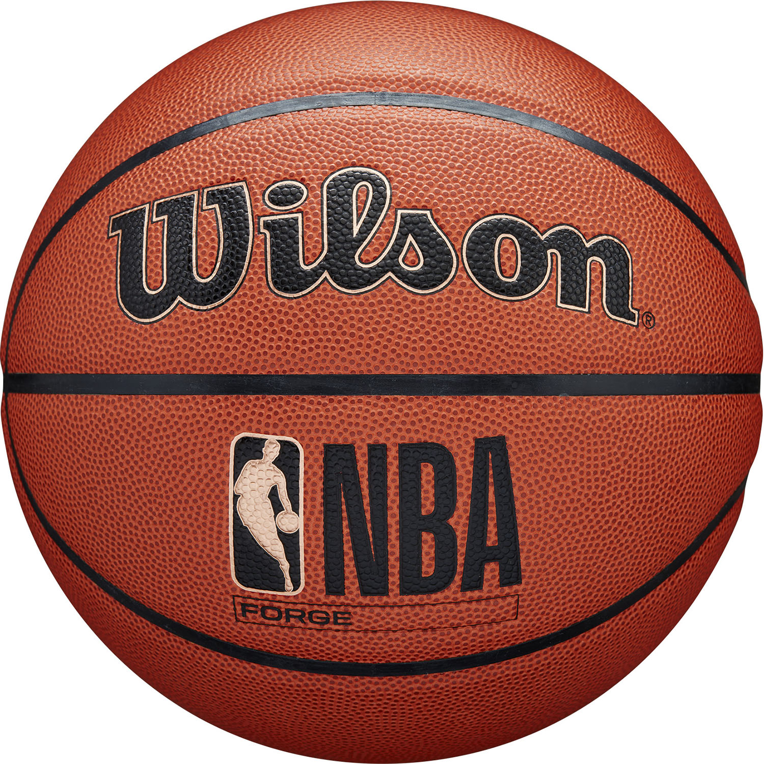 【18日はポイント全10倍】 ウイルソン Wilson バスケット NBA FORGE バスケットボール ブラウン 6号球 女子用 中学 高校 大学 社会人 一般 部活動 クラブ サークル 試合 練習 ストリート グリップ力 2016901XB6