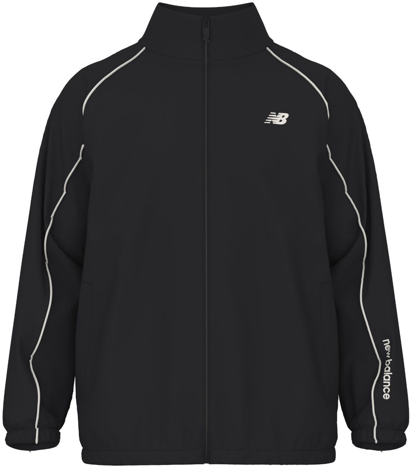 【20日はポイント全10倍】 ニューバランス New Balance 53ウーブントラックジャケット 裏トリコット起毛 上着 裏起毛 3シーズン トレーニング ランニング ジョギング ジム ウォームアップ ウエア ルーズシルエット AMJ53171