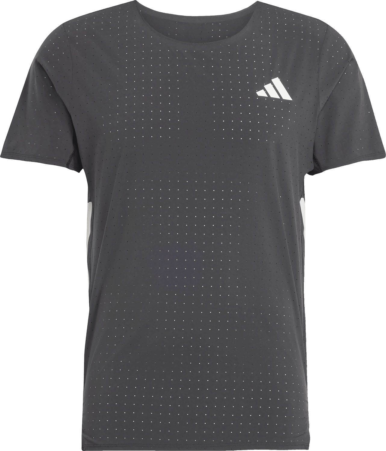 【18日はポイント全15倍】 アディダス adidas アディゼロ ランニング 半袖Tシャツ メンズ 男性 トップス 柔軟性 スリムシルエット クルーネック リフレクター ロゴ トレーニング 練習 部活動 クラブ JOM26