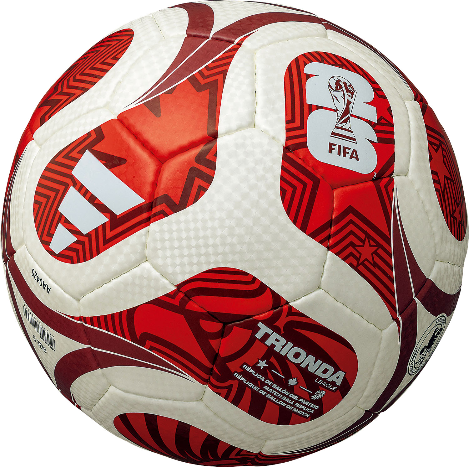 【20日はポイント全10倍】 アディダス adidas サッカー トリオンダキッズ ボール フットボール 4号球 ジュニア 子供 FIFA ワールドカップ 2026 レプリカ 試合 練習 クラブ スクール 小学生 体育 授業 ADF424WR