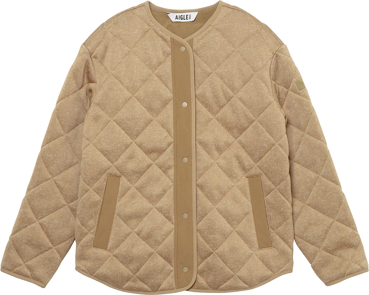 【マラソン期間ポイントアップ実施中！】 エーグル AIGLE キルティングカーディガンフリース レディース 羽織り ジャケット アウター フェミニン 防寒 保温 環境配慮製品 デイリー おでかけ レジャー 旅行 トラベル ZSFBK14｜スポーツヒーローズ
