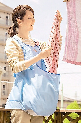 楽天市場】カンガルーランドリーエプロン【コジット】立ったまま洗濯物