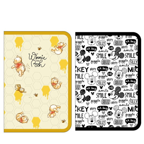 楽天市場 送料無料 ネコポス限定 クーザ 母子手帳ケース マルチケース クリアポケット付 ディズニー ミッキー プーさん ｉｋｅｇａｍｉ化粧雑貨ｓｈｏｐ５