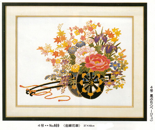 楽天市場】東京文化刺繍キット No111 てっせん（3号） : ビワミンと