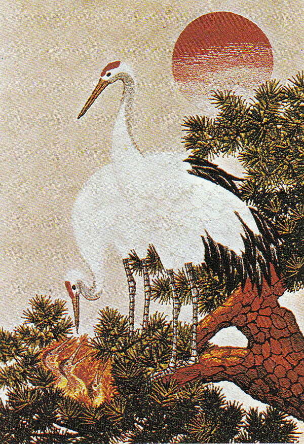 楽天市場】東京文化刺繍キット No107 老松と鷹（3号） : ビワミンと