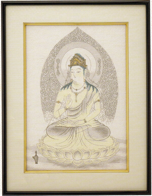 丸に釘抜　ハンドメイド　松鳩文化刺繍　東京　高級ビロード前面額 楽天市場】【在庫限り】松鳩文化刺繍キット 家紋 : 京都カナリヤ