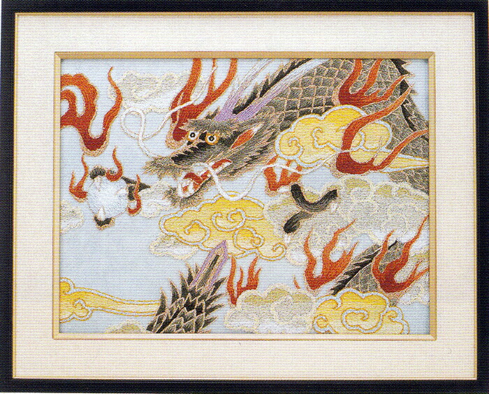 楽天市場】東京文化刺繍キット No288朱竹（6号） : ビワミンと文化