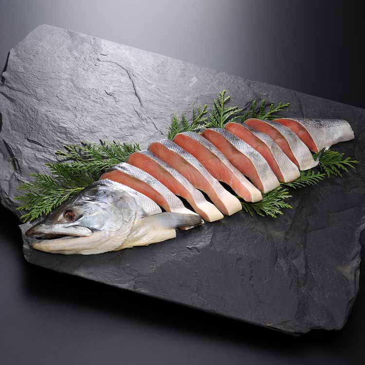 新巻鮭 1.3kg 半身 カット済 5切×3 個包装 山漬け 旨み凝縮 北海道産 新巻き鮭 荒巻鮭 鮭 冷凍 シャケ サケ お取り寄せグルメ 海鮮 冷凍シャケ 新巻サケ しゃけ 山漬け新巻鮭 雄宝山漬 新巻鮭切身 * 【TD】 【代引不可】giftLP 母の日 6,825円