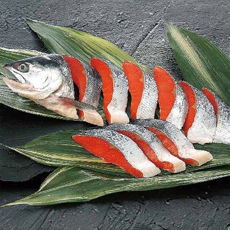 北田塩紅鮭半身切身 1kg×1 プレゼント ギフト 惣菜 紅鮭 切身 個包装 セット 塩漬け 噴火湾 北田 北田水産 【TD】 【代引不可】 母の日