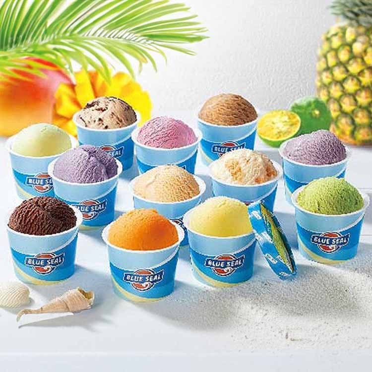 【冷凍】ブルーシール 24個 プレゼント ギフト スイーツ アイス 沖縄県 南国素材 ブルーシール 有名 トロピカル 冷凍 フォーモストブルーシール 【TD】 【代引不可】
