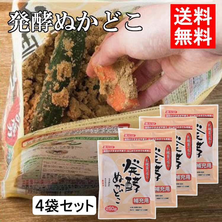 180円 お得 みたけ 発酵ぬかどこ 補充用 250g 2個 ぬか床 ぬかどこ 糠床 ぬか ぬか漬け