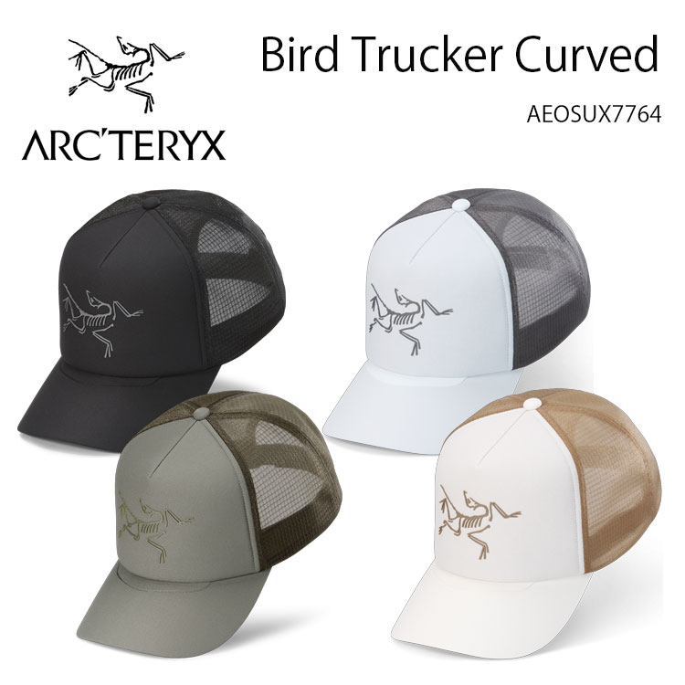 ARC'TERYX アークテリクス キャップ Bird Trucker Curved AEOSUX7764 帽子 BLACK ベースボールキャップ アジャスターキャップ サイズ調整可能 フリーサイズ メンズ レディース 男性用 女性用【中古】未使用品 12,715円