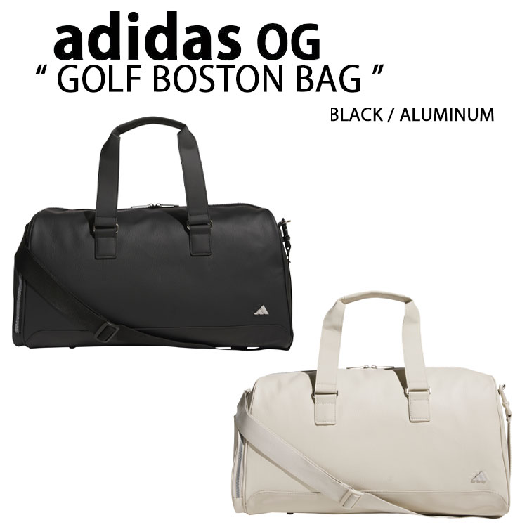 adidas originals アディダス ゴルフ御徒面子 GOLF BOSTON BAG BLACK ALUMINUM JE7187 JF6261 ゴルフ 豆の町 御徒面子 黒いこと 軽銀 運動競技 ゴルフ付属品 ゴルフ鞄 ショルダバッグ 差し交わす御徒面子 メンズ レディース 成人男性用 成人女性用 【中古】未当て嵌める品