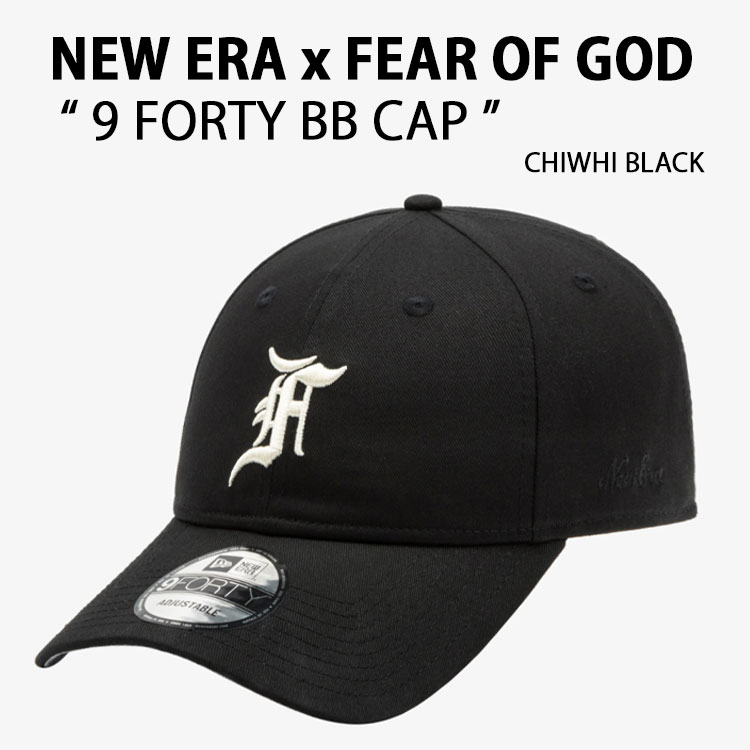 NEW ERA ニューエラ FEAR OF GOD コラボ キャップ 940UNST 28864 CHICAGO WHITESOX BLACK クラシックデザイン ベースボールキャップ 帽子 FOG フィアオブゴッド シカゴホワイトソックス ブラック 60766517