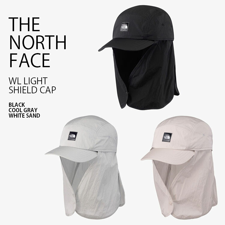 THE NORTH FACE ノースフェイス ベースボールキャップ WL LIGHT SHIELD CAP ホワイトレーベル ライト シールド キャップ 帽子 日よけ ロゴ カジュアル ストリート WHITELABEL ブラック グレー アイボリー メンズ レディース 男性用 女性用 NE3CR05J/K/L｜select store LAILAC