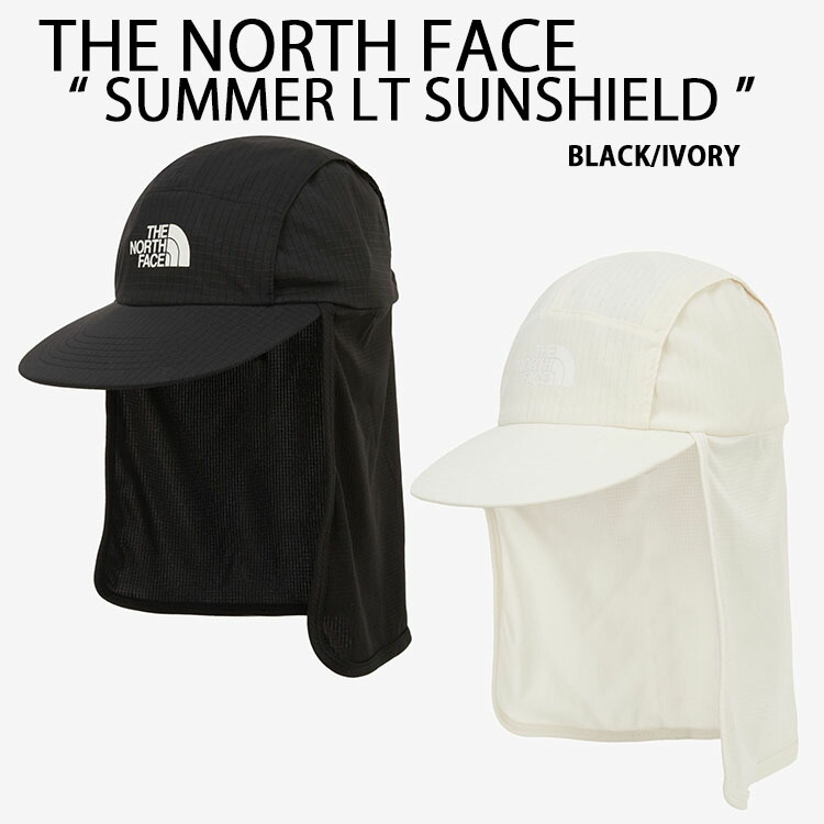 THE NORTH FACE ノースフェイス キャップ サンシールド付きキャップ 一体型 SUMMER LT SUNSHIELD 帽子 サンシールド一体型 BLACK BEIGE スポーツキャップ 登山帽 紫外線防止 UVカット メンズ レディース NE3CR31A/B