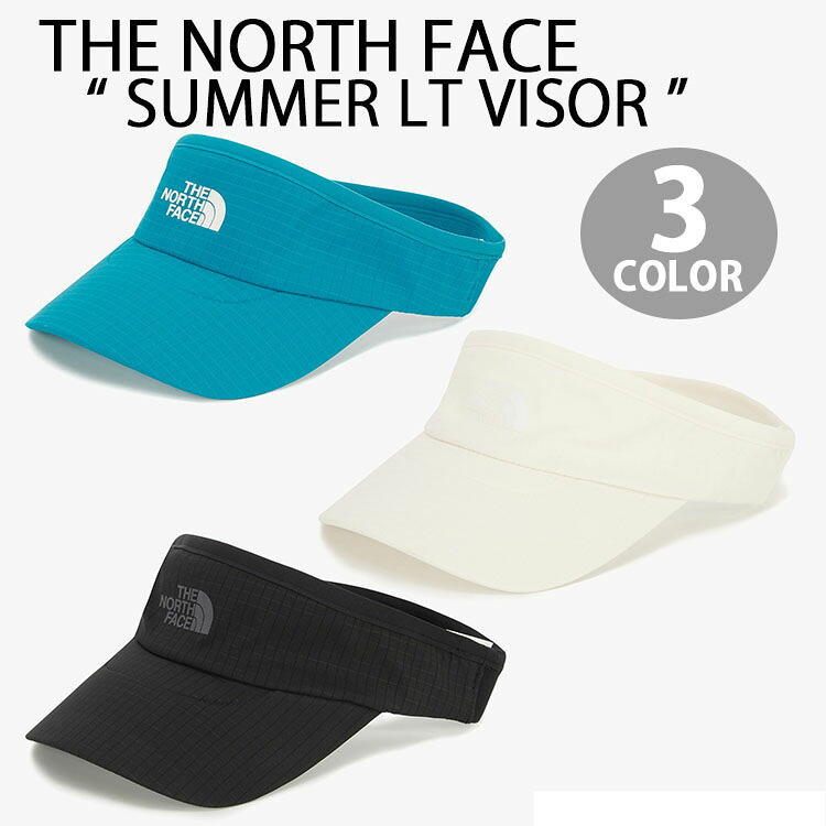 THE NORTH FACE 北の方人間の顔 サンバイザー SUMMER LT VISOR 伸縮周波数帯域 バイザー BLACK IVORY BLUE 運動競技バイザー 日よけ ロゴタイプ 心地好い 表どおり 運動競技 露天自然過程 首脳会談つづき物 メンズ レディース NE3CR32A/B/C