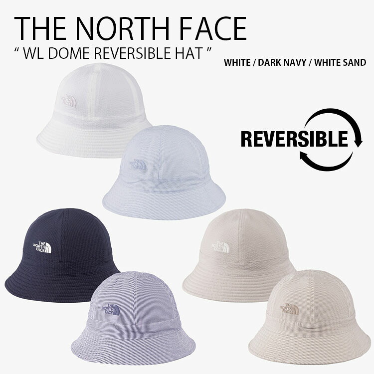 THE NORTH FACE 北の方人間の顔 井戸釣瓶かぶり笠 WL DOME REVERSIBLE HAT 白いこと付け紙 学生寄宿舎 リヴァーシブル かぶり笠 かぶり笠 バケハ ロゴタイプ 心地好い WHITELABEL 白いこと 米国海軍 象牙色 メンズ レディース 成人男性用 亭主もち用 男女共用 NE3HR02J/K/L 帽子-メンズ帽子