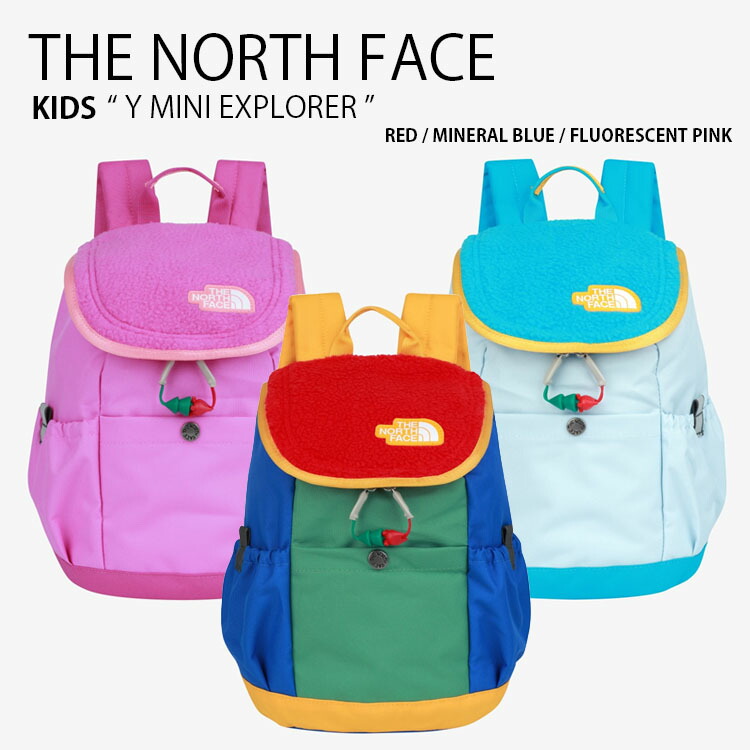 THE NORTH FACE ノースフェイス キッズ リュック Y MINI EXPLORER ヤング ミニ エクスプローラー リュックサック デイパック バックパック バッグ かばん ロゴ カジュアル ピクニック レッド ブルー ピンク 男の子 女の子 子供用 NM2SS30R/S/T 10,915円