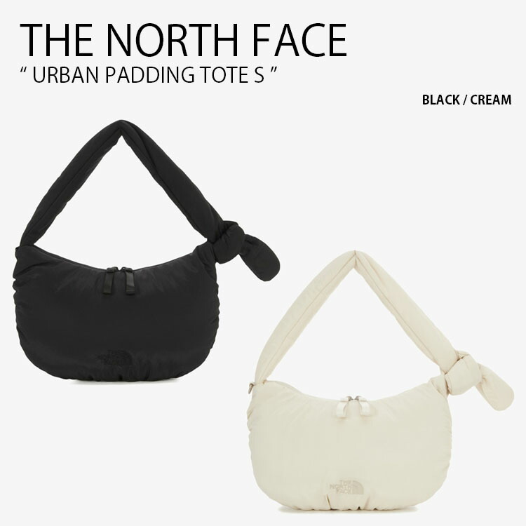 THE NORTH FACE ノースフェイス ショルダーバッグ URBAN PADDING TOTE S アーバン パディング トート バッグ ホーボーバッグ ロゴ カジュアル ストリート ブラック アイボリー メンズ レディース 男性用 女性用 男女共用 NN2PR80A/B