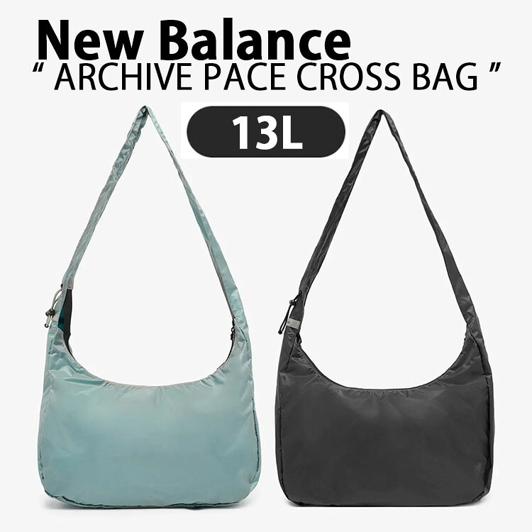 New Balance ニュー平衡にする ショルダーバッグ 飛脚屋御徒面子 ARCHIVE PACE BAG パッカーブルバッグ 運動競技御徒面子 CHARCOAL BLUE 2WAY御徒面子 ナイロン御徒面子 同盟罷業一回り自然調整 NBGCGSA302【中古】未当て嵌める品