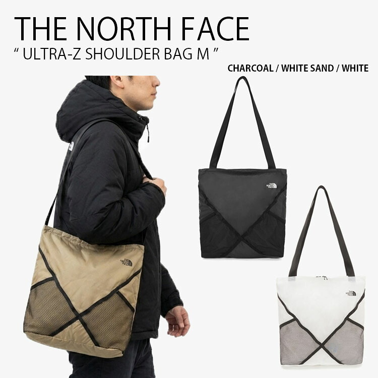 THE NORTH FACE 北の方人間の顔 ショルダーバッグ ULTRA-Z SHOULDER BAG M ウルトラ 肩部 御徒面子 トートバッグ ロゴタイプ 心地よい 表どおり 通い 通学 A4納める 薄墨色 ベージュ 白いこと メンズ レディース 成人男性用 お上さん用 男女共用 NN2なおなお書き16A/B/C