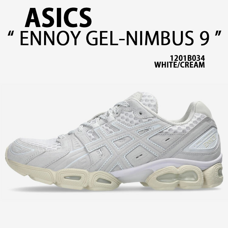 ENNOY asics GEL-NIMBUS 9 WHITE 28.5 エンノイ 楽天市場】ASICS アシックス スニーカー ENNOY GEL-NIMBUS 9 エンノイ