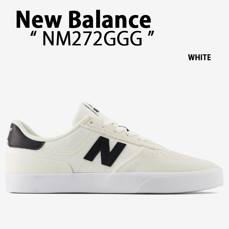 New Balance ニューバランス スニーカー NM272 WHITE NM272GGG シューズ NewBalanceNM272 ニューバランスNM272 ホワイト スケートシューズ メンズ レディース 【中古】未使用品