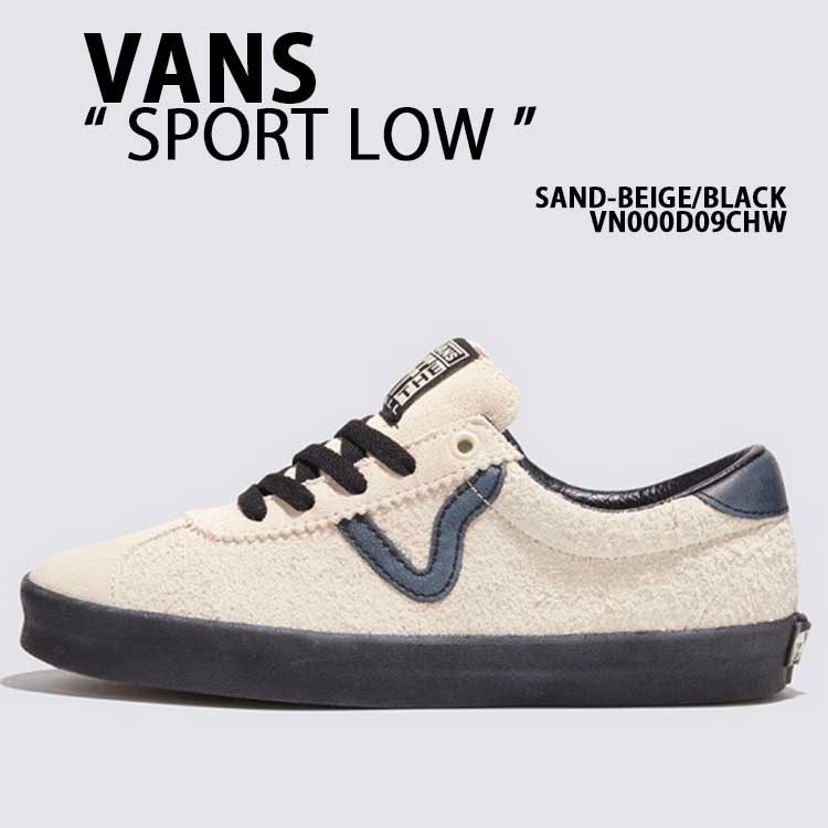 VANS バンズ スニーカー SPORT LOW SAND-BEIGE BLACK VN000D09CHW スポーツ ロウ サンドベージュ ブラック レディース メンズ 男性用 女性用｜select store LAILAC