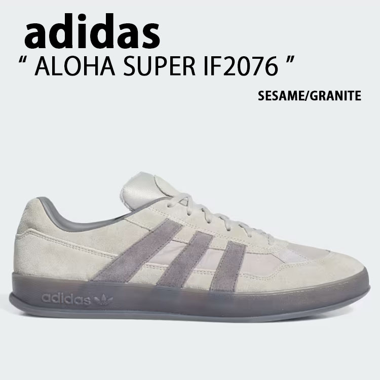 adidas originals アディダス スニーカー ALOHA SUPER IF2076 SESAME GRANITE アロハ 百貨店 セサミ グラナイト メンズ レディース【中古】未当て嵌める品