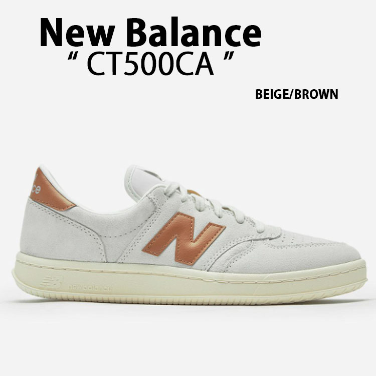 New Balance ニュー平衡にする スニーカー CT500 CT500CA BEIGE BROWN シューズ ベージュ 赤銅色 スウェード ヌバック 赤銅色容器に並べる メンズ レディース【中古】未当てはめる品