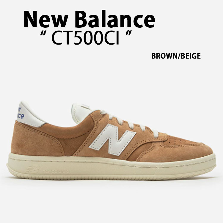 New Balance ニュー平衡にする スニーカー CT500 CT500CI BROWN BEIGE シューズ 赤銅色 ベージュ スウェード ヌバック 赤銅色容器に並べる メンズ レディース【中古】未当てはめる品