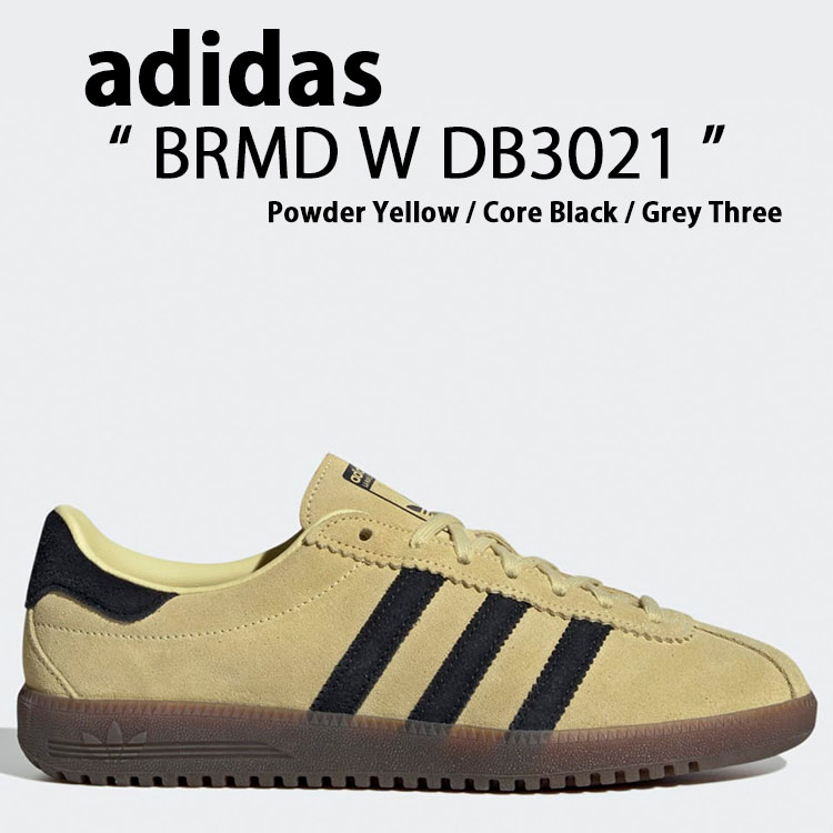 adidas originals アディダス スニーカー BRMD W JI2659 Powder Yellow / Core Black / Grey Three ガムソール スエードクロス 中庭系 T-トゥ 黒色火薬黄み 中核グループ黒いこと 薄墨色スリー メンズ レディース【中古】未当て嵌める品 スニーカー-靴-メンズ靴