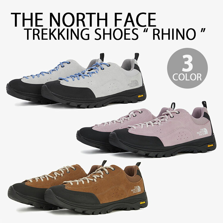 THE NORTH FACE 北の方人間の顔 トレッキングシューズ RHINO シューズ GRAY LILAC BROWN 山歩きシューズ アウトドア 難民キャンプ メンズ レディース NS91R03A/B/C