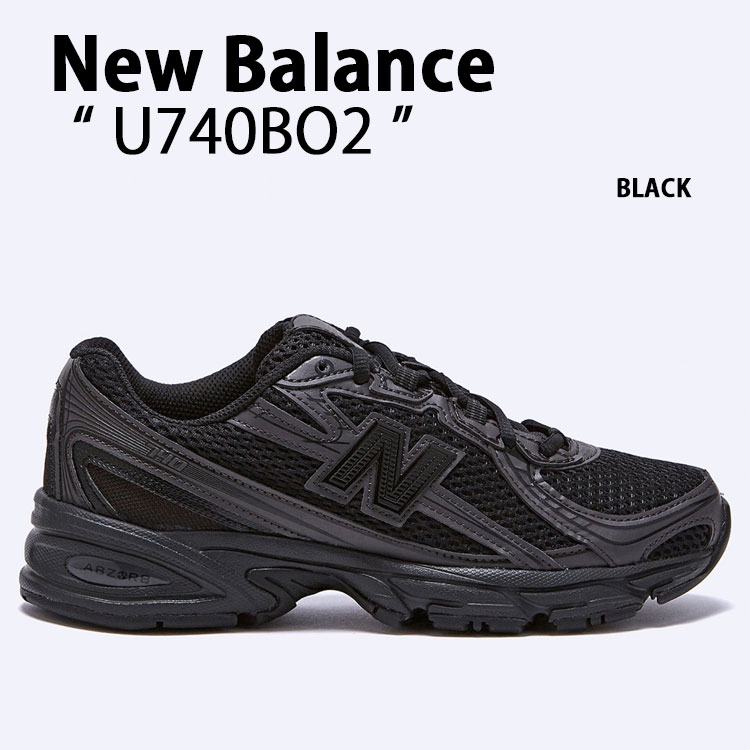 New Balance ニューバランス スニーカー U740BM2 シューズ NewBalance740 ブラック シルバー ロゴ メッシュ メンズ レディース 楽天市場】New Balance ニューバランス スニーカー U740BM2 BLACK