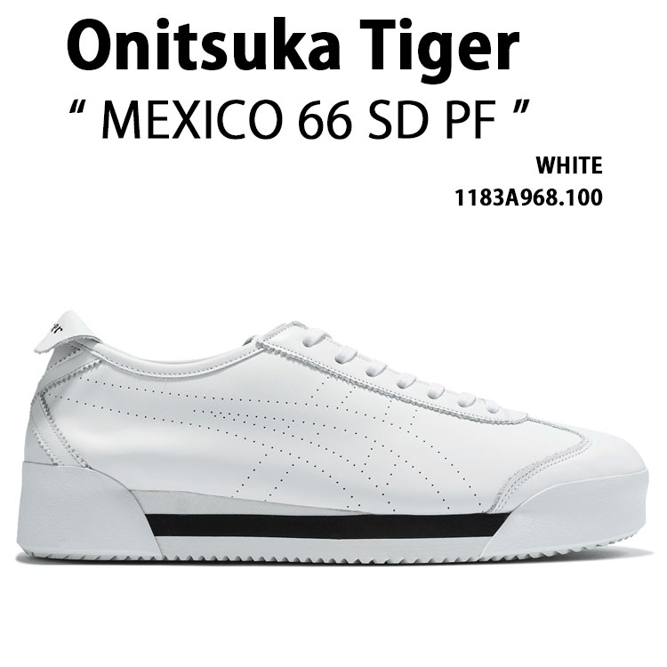 Onitsuka Tiger オニツカタイガー 厚底 スニーカー MEXICO 66 SD PF WHITE 1183A968.100 シューズ メキシコ66SD PF ホワイト メンズ レディース