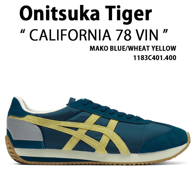 Onitsuka Tiger オニツカタイガー スニーカー CALIFORNIA 78 VIN 1183C401.400 シューズ BLUE YELLOW カリフォルニア78VIN ブルー イエロー メンズ レディース