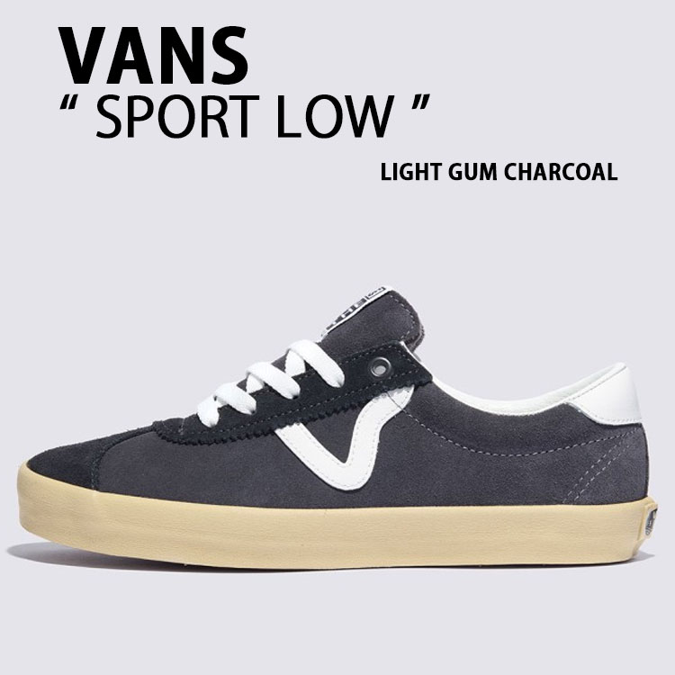 VANS バンズ スニーカー SPORT LOW VN000D1PCIK CHARCOAL シューズ 運動競技置き目 暗灰色 スウェード メンズ レディース