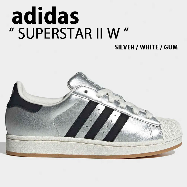 adidas originals アディダス スニーカー SUPERSTAR II W HQ2692 SILVER シューズ スーパースターII シルバー スーパースター2 カジュアル メンズ レディース【中古】未使用品 14,069円