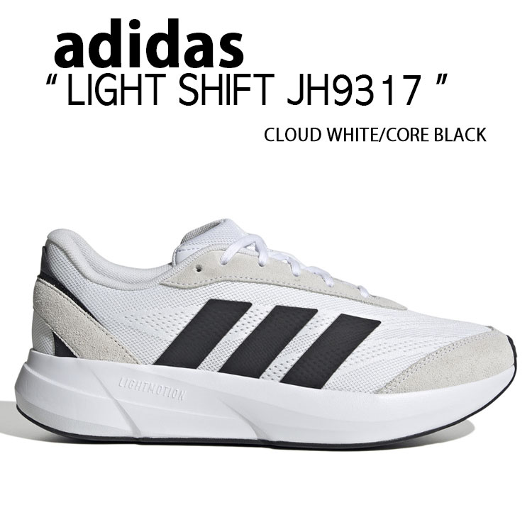 adidas Originals アディダス オリジナルス スニーカー LIGHT SHIFT JH9317 WHITE BLACK シューズ ライトシフト ホワイト ブラック メンズ レディース【中古】未使用品