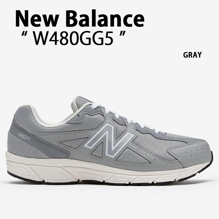 New Balance ニューバランス スニーカー W480GG5 GRAY シューズ NewBalance480 スエード グレー メンズ レディース 男性用 女性用 男女共用【中古】未使用品｜select store LAILAC