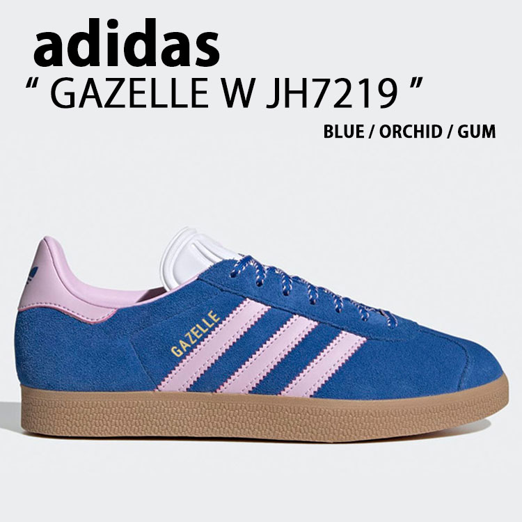 adidas originals アディダス レディース スニーカー GAZELLE W JH7219 BLUE PINK シューズ ガゼルW テラス系 Tトゥ ブルー ピンク ガム【中古】未使用品|select store LAILAC
