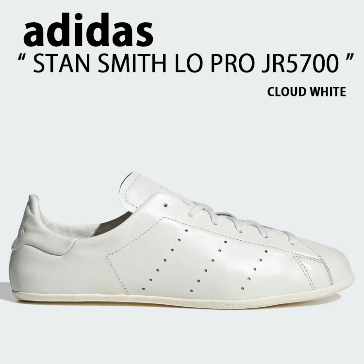 adidas originals アディダス レディース スニーカー STAN SMITH LO PRO JR5700 シューズ 姿勢為損ない 置き目 労働者階級 中庭系 Tトゥ WHITE 白いこと【中古】未当て嵌める品