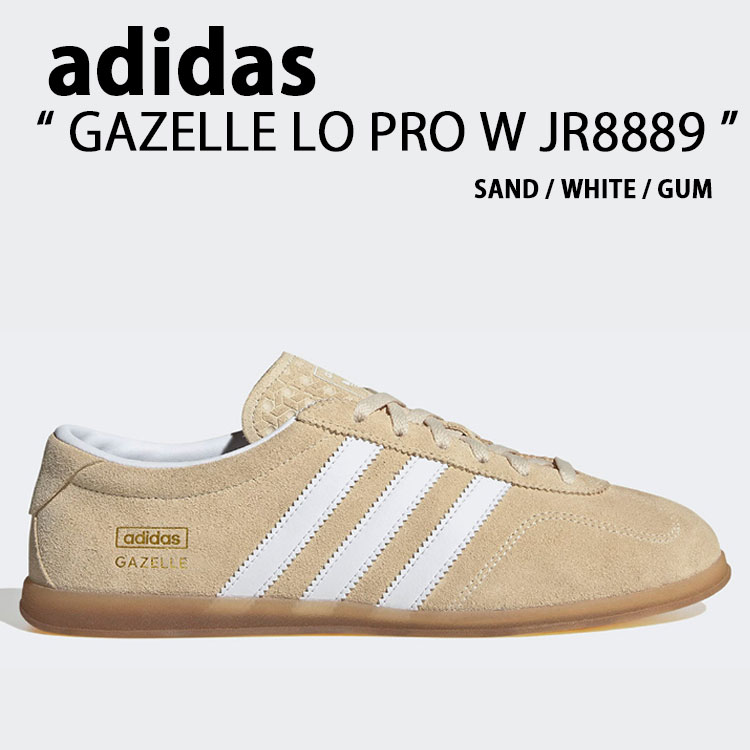 adidas originals アディダス レディース スニーカー GAZELLE LO PRO W JR8889 SAND シューズ ガゼルロープロ 真砂 中庭系 Tトゥ【中古】未当て嵌める品