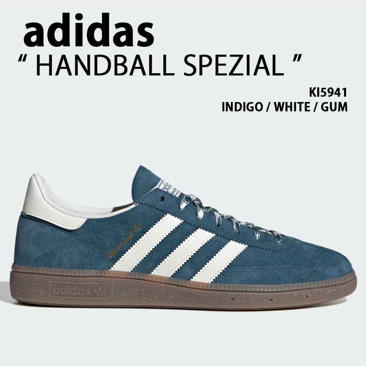 adidas originals アディダス スニーカー HANDBALL SPEZIAL KI5941 シューズ ハンドボールスペツィアル スエード Tトゥ インディゴ メンズ レディース【中古】未使用品