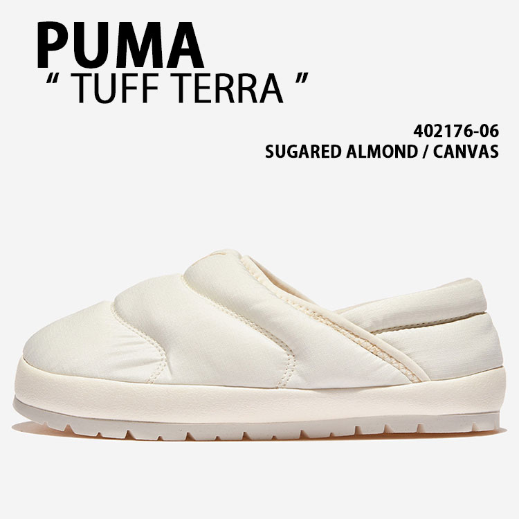 PUMA プーマ ミュール スニーカー PUMA TUFF TERRA 402176-06 IVORY シューズ タフテラ アイボリー スリッパー 防寒サンダル メンズ レディース【中古】未使用品｜select store LAILAC