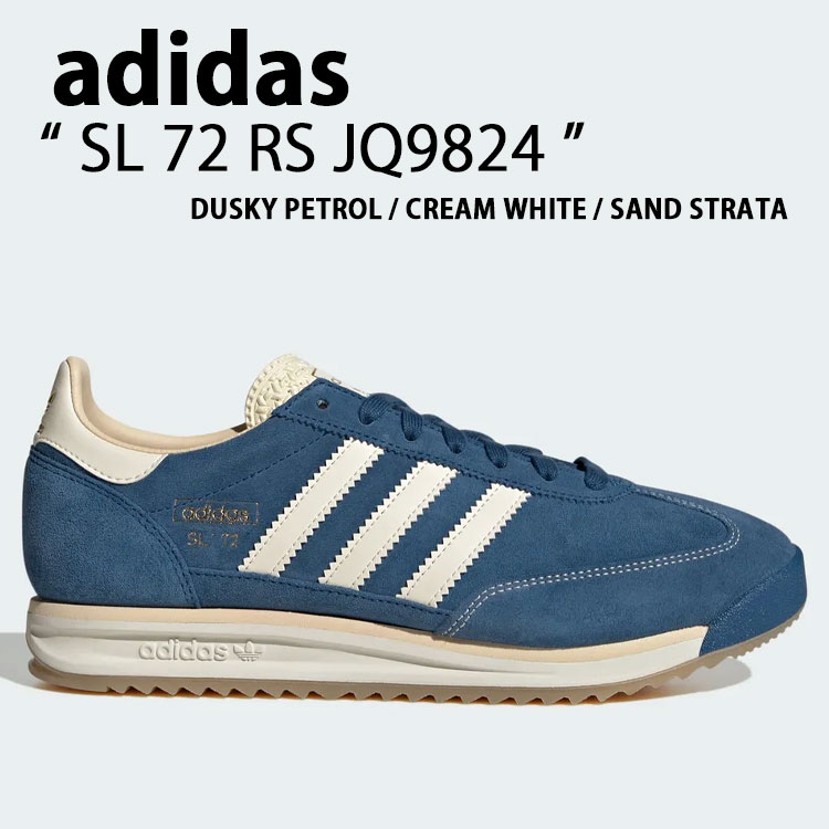 adidas originals アディダス スニーカー SL 72 RS JQ9824 シューズ エスエル72RS スエード BLUE ブルー メンズ レディース【中古】未使用品|select store LAILAC