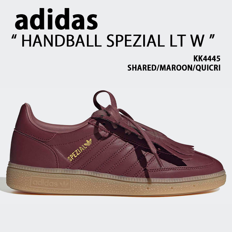 adidas originals アディダス スニーカー HANDBALL SPEZIAL LT W KK4445 シューズ ハンドボールスペツィアルLT RED レッド MAROON マルーン メンズ レディース【中古】未使用品